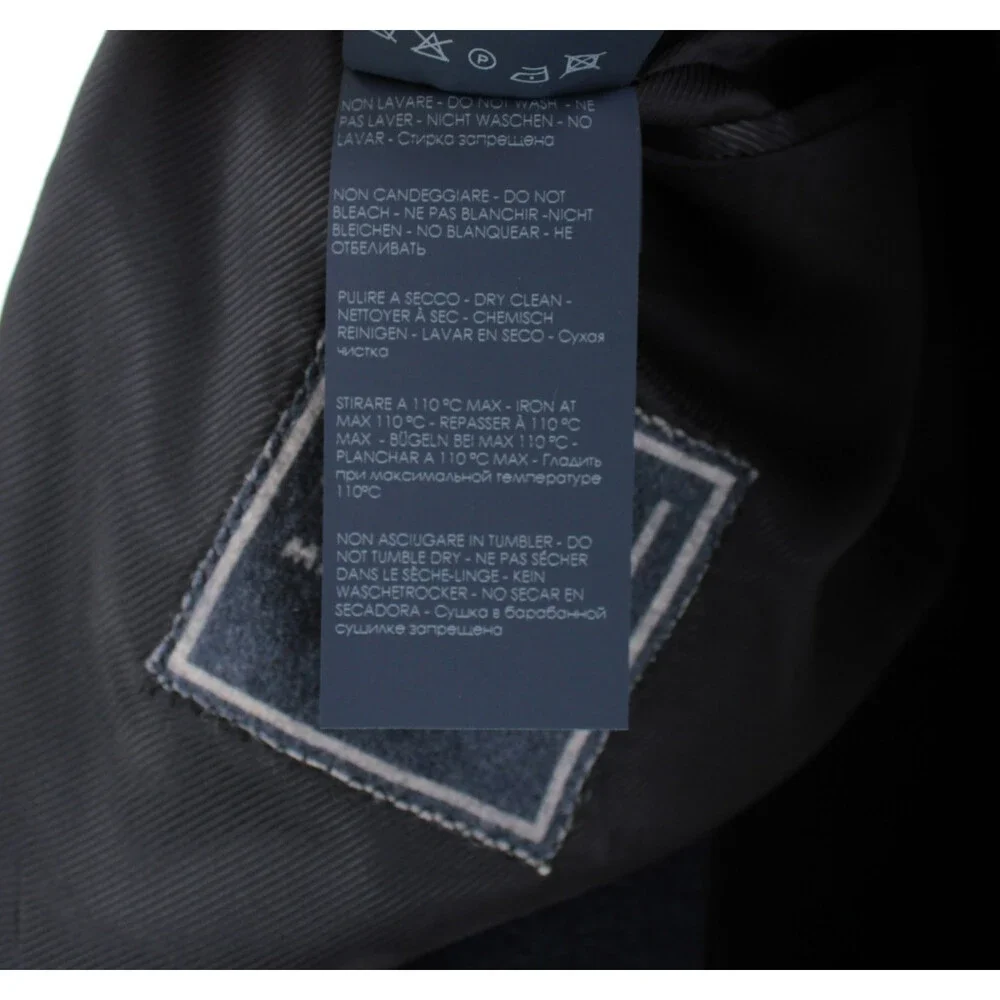 Fedeli NWT Cotton / Cashmere Blend Sport Coat Size 56 (46 US) In Blue Plaid